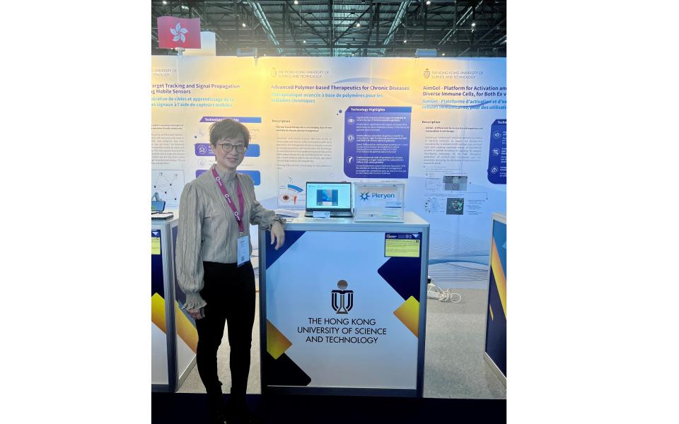 The research project led by HKUST Department of Chemical and Biological Engineering Prof. CHAU Ying on advanced polymer-based therapeutics for chronic disease wins the Gold Medal with Congratulations of the Jury.